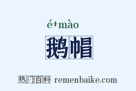 鹅帽是什么意思的图片
